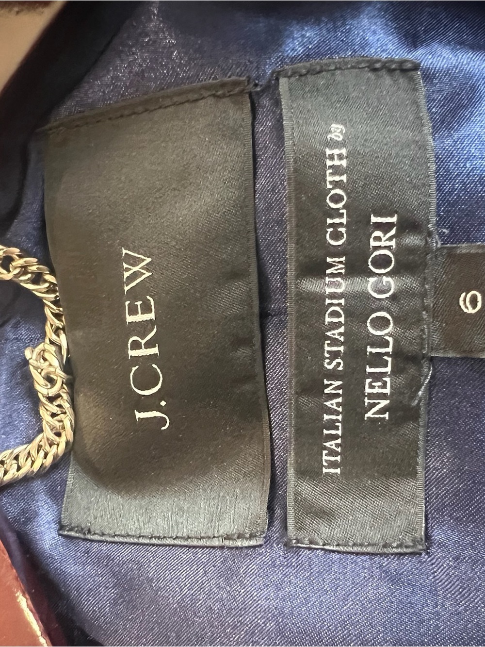 J. Crew Nelly Gori Italian stadium Green Wool-Blend Pea Coat with Faux-Fur Trim - Picture 3 of 4